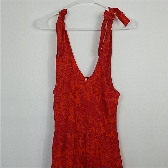 Free People Kikas Floral Print Boho Maxi Dress - Picture 5 of 8